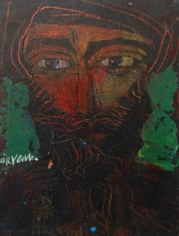 Akram Dost Baloch, 06 x 08 inch, Oil on Canvas, Figurative Painting, AC-ADB-048